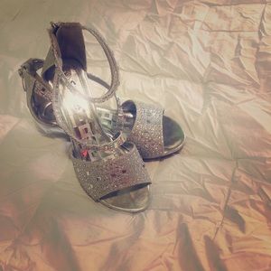 Youth Girls Glitter heels Shoes